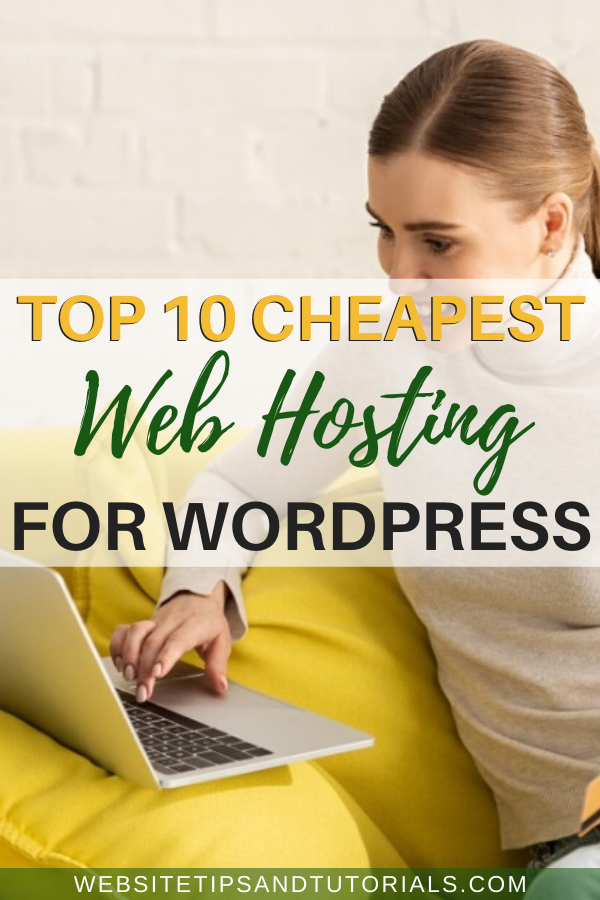 Top 10 Cheapest Web Hosting for WordPress Cheap web hosting, Web