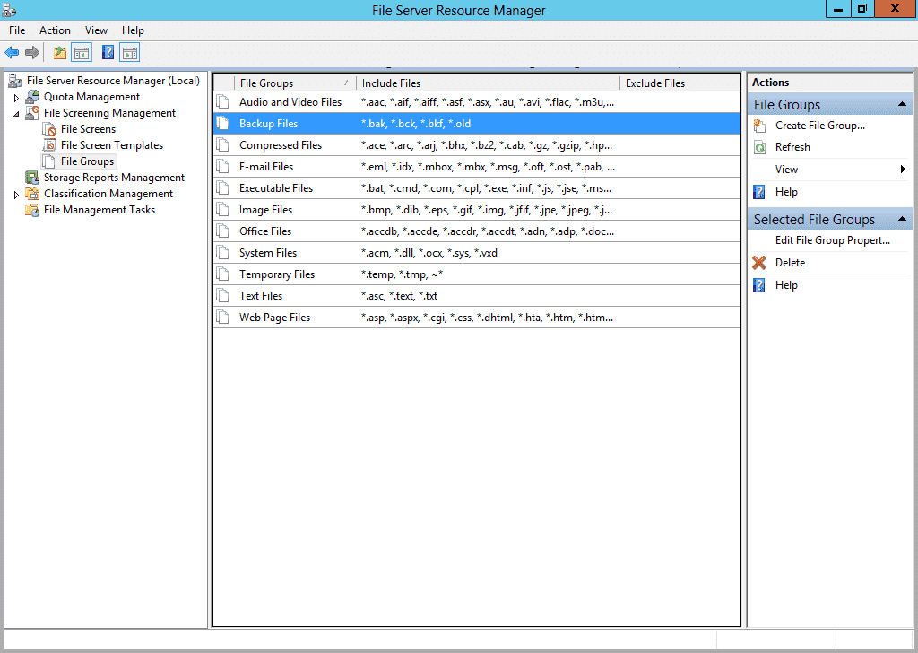 File Server Resource Manager (FSRM) Part 4 File Screening 4sysops